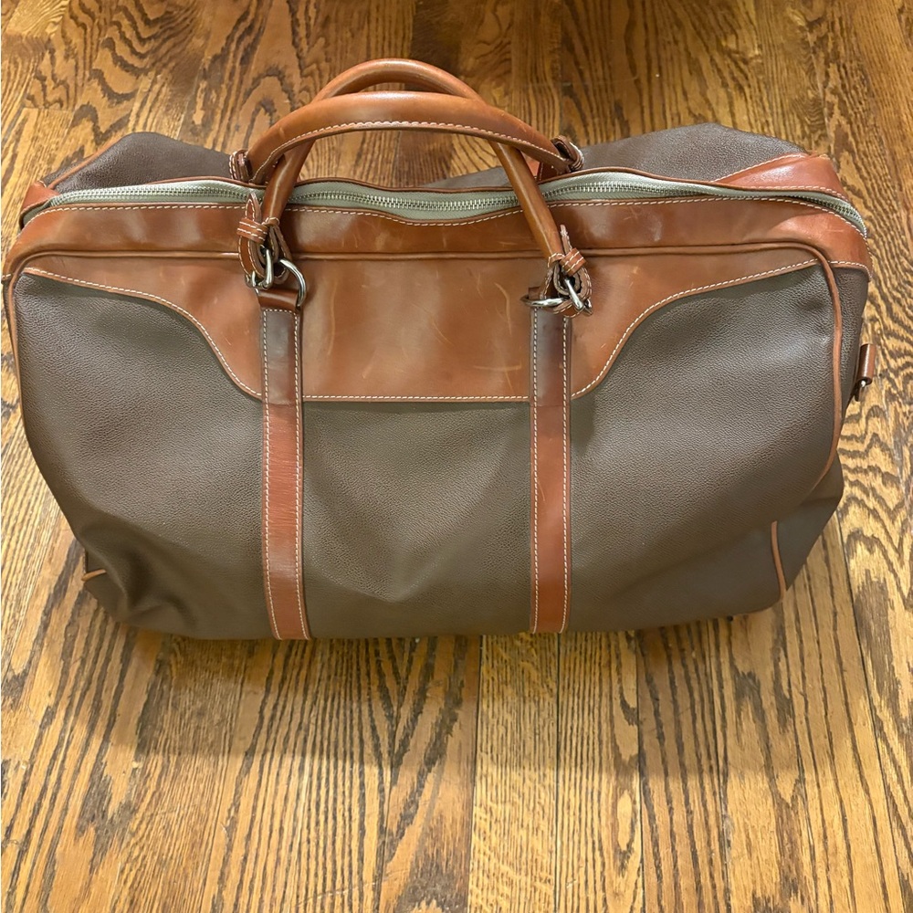 Mulholland Brothers Leather Duffle/weekender Bag